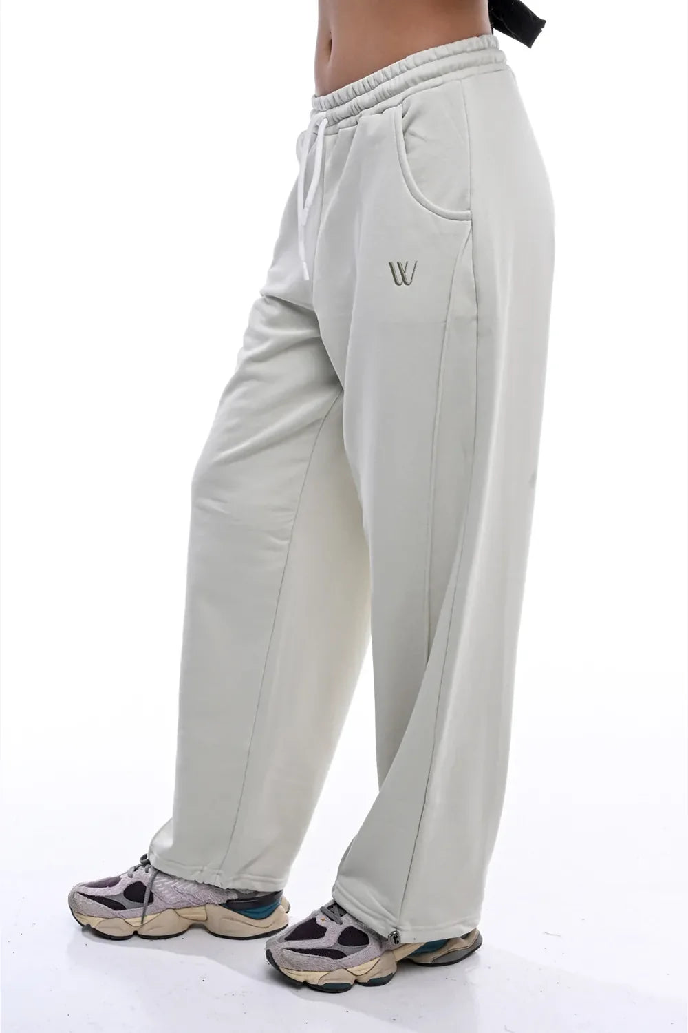 Wanderlust Loose Trackpants Bone