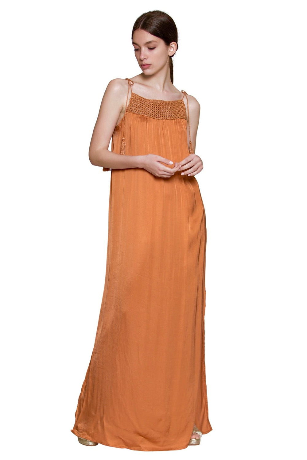 Aggel Maxi Φόρεμα SS13135 Peach