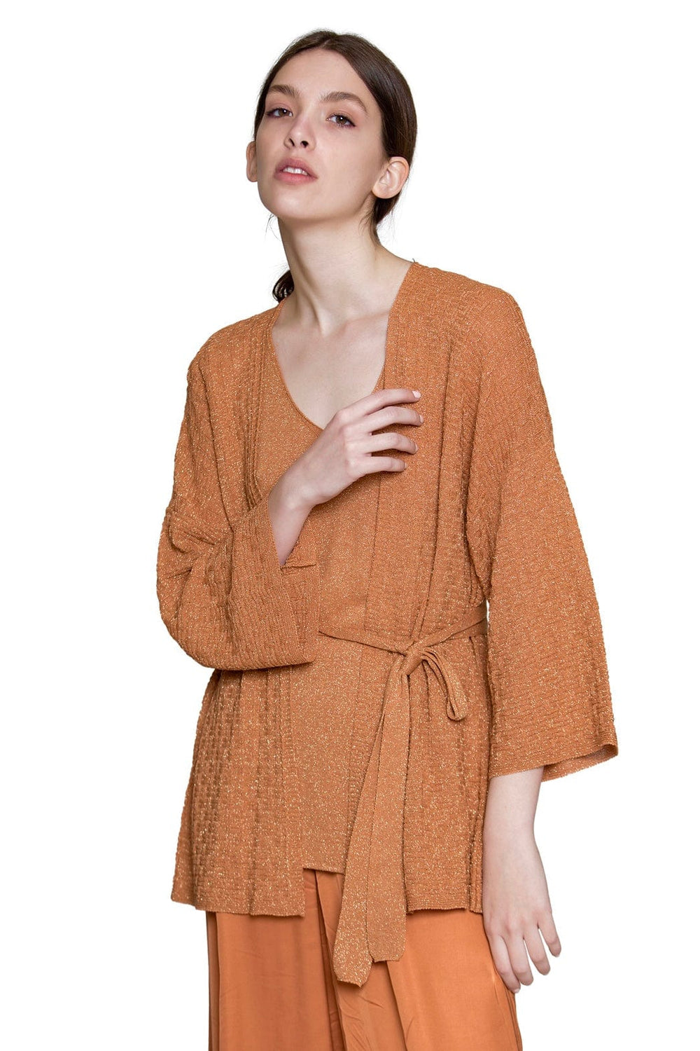 AGGEL ΖΑΚΕΤΑ ΜΕ ΜΕΤΑΛΛΙΚΗ ΥΦΑΝΣΗ PEACH SS12140