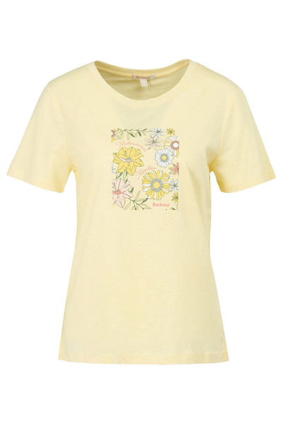 Barbour Coraline T-Shirt Κίτρινο LTS0594YE73