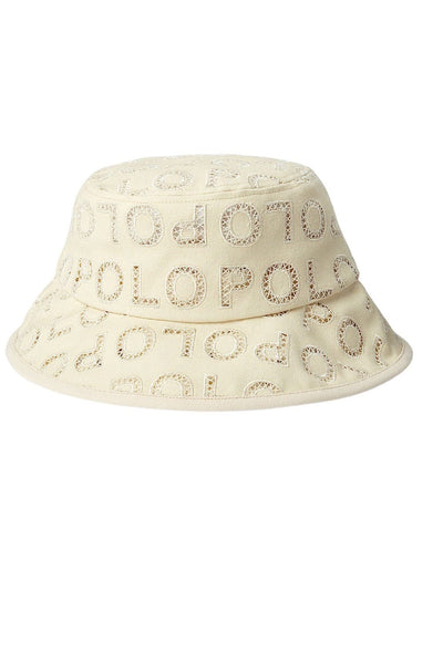 Polo Ralph Lauren Καπέλο Μπεζ με Κεντημένο Λογότυπο Μπεζ 455909267002