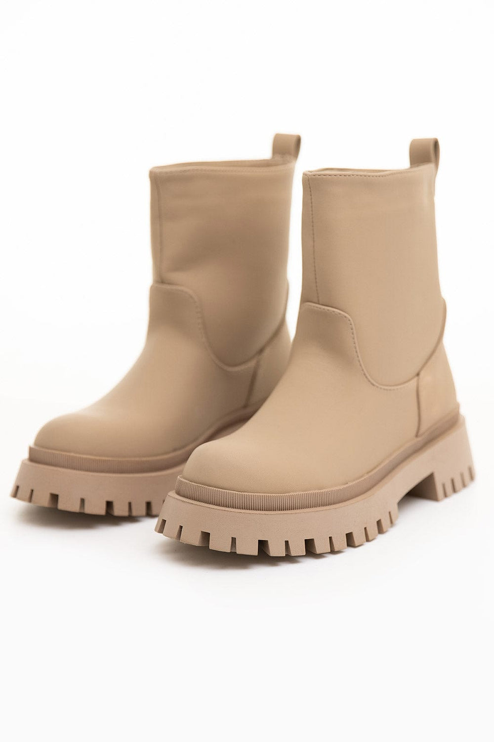 Beige boots 7785