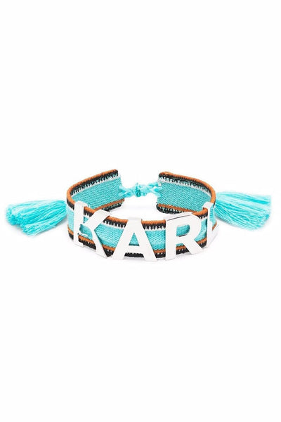 Karl Lagerfeld Κ Woven Logo Bracelet 221W3950