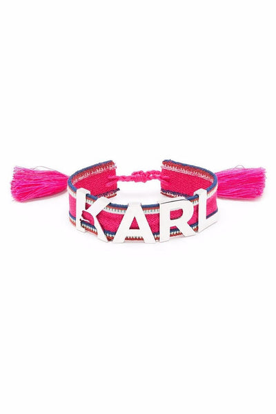 Karl Lagerfeld Κ Woven Logo Bracelet 221W3949