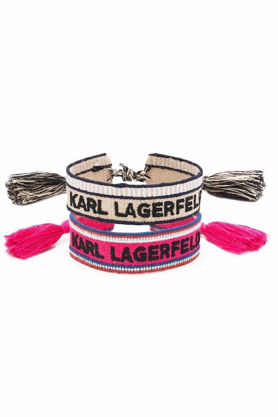 Karl Lagerfeld K woven bracelet set 221W3936