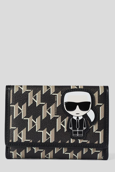 Karl Lagerfeld K/Ikonik Monogram Medium Folded Wallet 220W3203