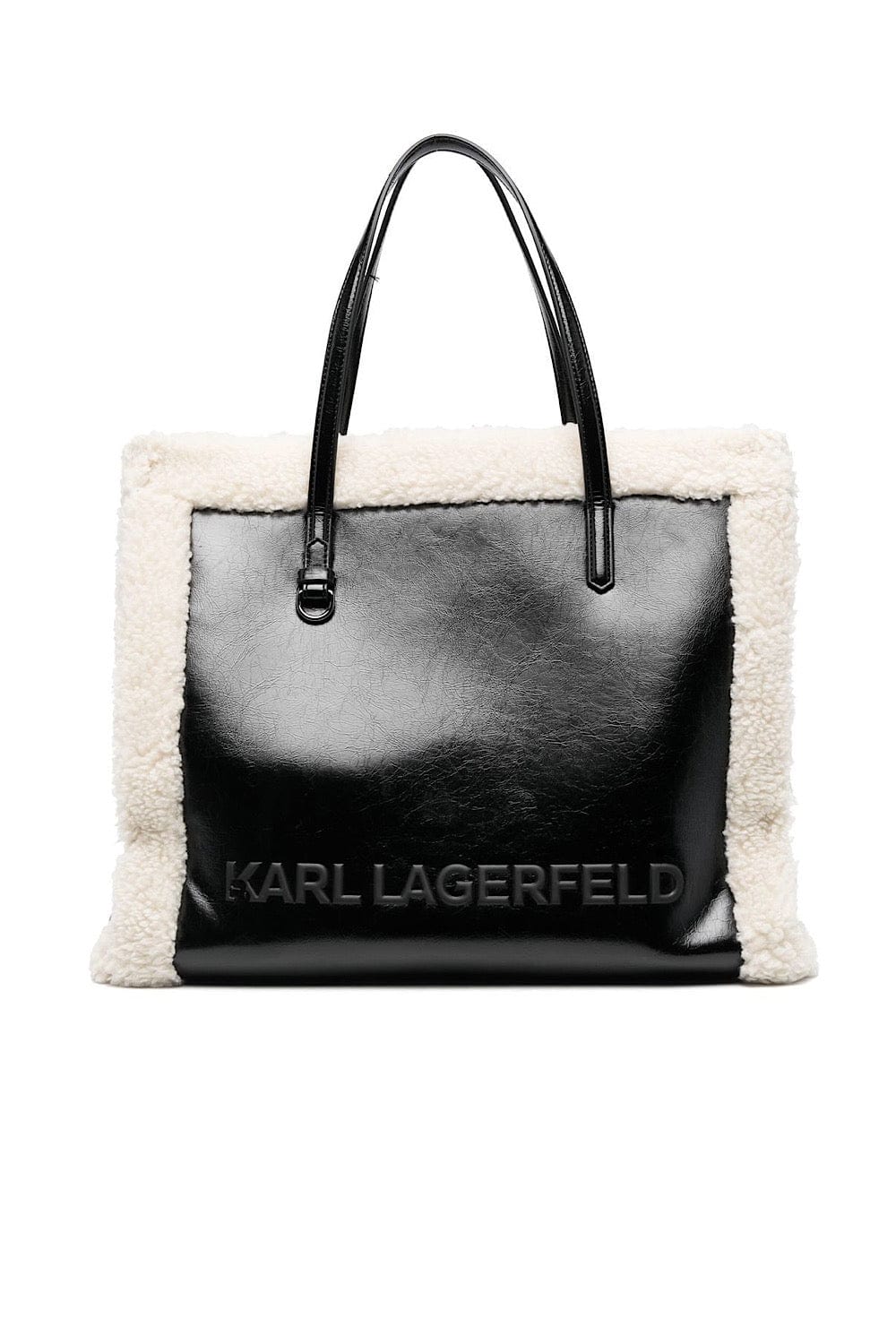Karl Lagerfeld Tote Bags Clearance Sale  Black KDisk Small Womens