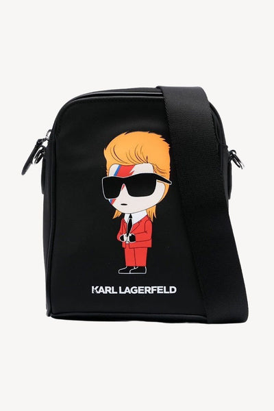 Karl Lagerfeld K/Superstars Crossbody Τσάντα Μαύρη 230M3053