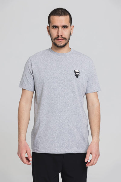 Karl Lagerfeld Ανδρικό T-Shirt Γκρι 755027 521221
