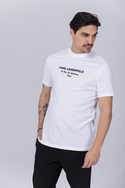 Karl Lagerfeld Ανδρικό T-Shirt Άσπρο 755035 532224 10