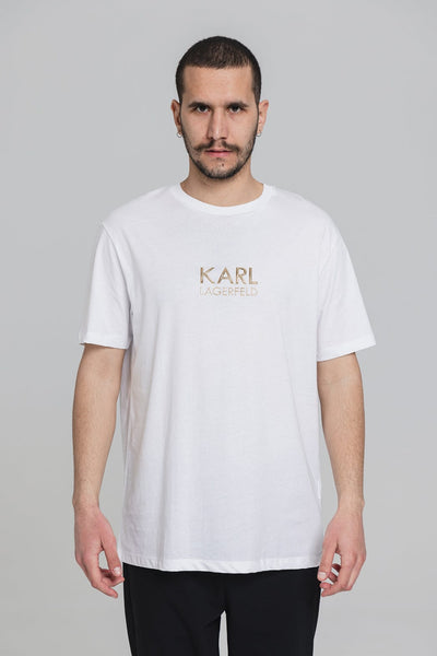Karl Lagerfeld Ανδρικό T-Shirt Άσπρο  755037 512224