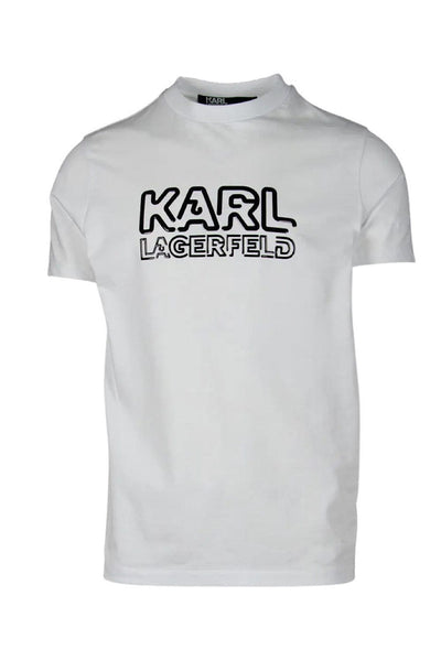 Karl Lagerfeld Ανδρικό T-Shirt Άσπρο 755048 53225 10