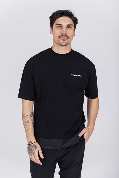 Karl Lagerfeld Ανδρικό T-Shirt Μαύρο 755232 532225 990