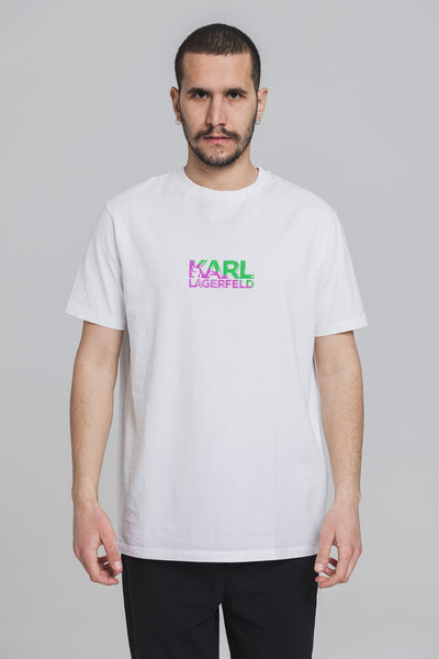 Karl Lagerfeld Ανδρικό T-Shirt Άσπρο 755422 521221