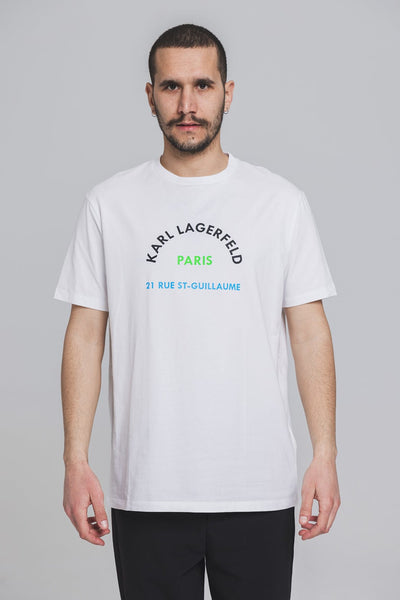 Karl Lagerfeld Ανδρικό T-Shirt Άσπρο 755423 521221