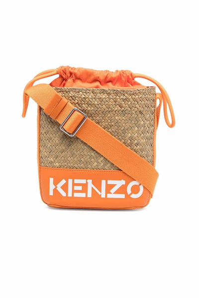  Kenzo Raffia logo tote bag Πορτοκαλί FC52SA954B09 19