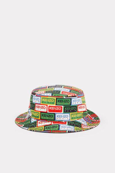Kenzo Labels Reversible Bucket Καπέλο Multicolor FD55AC504F31.MU