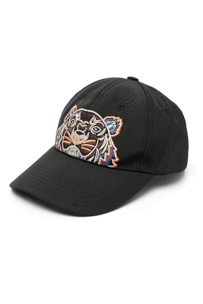 Kenzo Campus Tiger-Embroidered Baseball Καπέλο FA65AC301F20 99