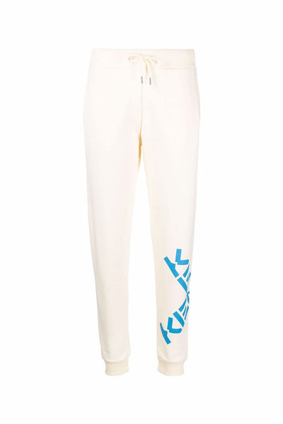 Kenzo Big X logo-print leg track pants Εκρού  FA62PA7224MS 04G