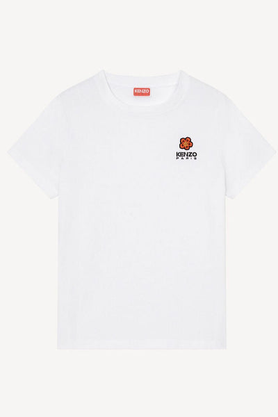 Kenzo 'Boke Flower' Crest T-Shirt Άσπρο FC62TS0124SO