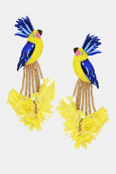 Olivia Dar Bird Of Paradise Earrings