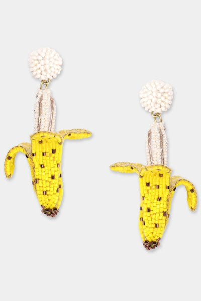 Olivia Dar Banana Earrings