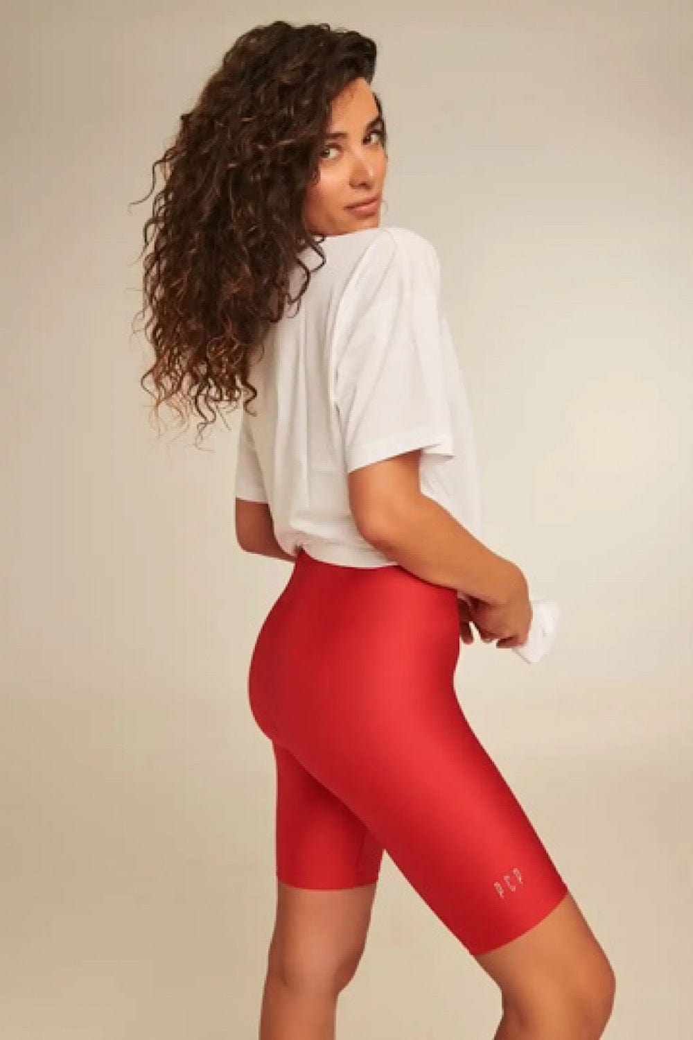 Pcp Biker Leggings Red