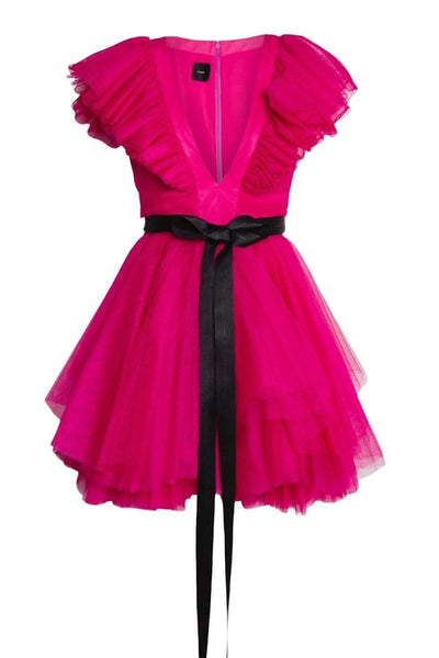 Pinko Filippine Mini Φόρεμα Φούξια 100469 Y4BK R56