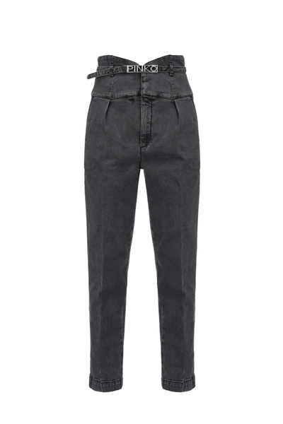 PINKO Bustier Jeans Comfort Denim Μαύρο 1J10QR Y6FG I90