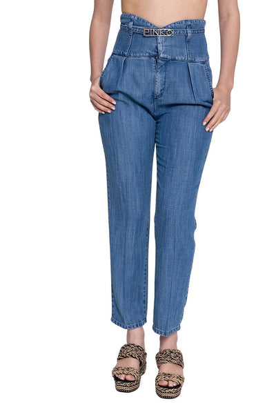 Pinko Ariel Bustier Jeans Comfort Denim Μπλε 100225 A0FI PJE