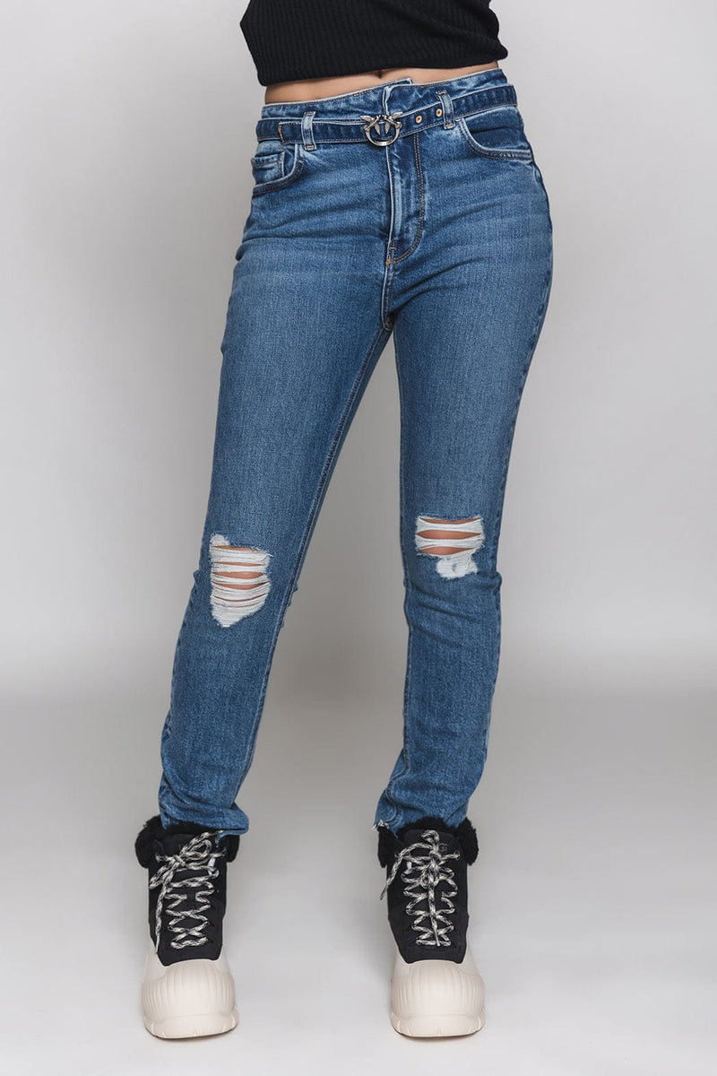 Pinko Susan 27 Skinny Παντελόνι Τζιν 1J10VW Y836 F57 – beautycollection.gr