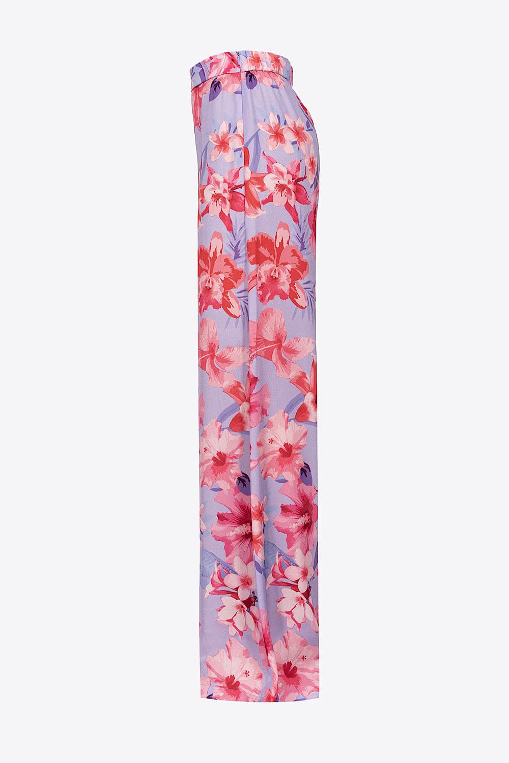 Pinko Puntuale Ffloral-Print High-Waisted Palazzo Pants