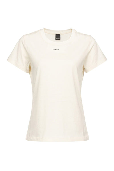 Pinko Basico Tshirt Άσπρο 1G173G Y7XK