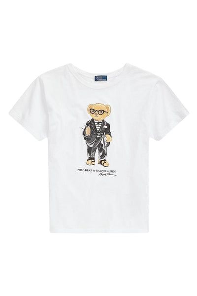 Polo Ralph Lauren Polo Bear Jersey Tee T-Shirt Άσπρο 211905681001