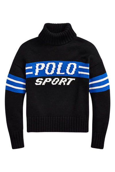 Ralph Lauren Polo Sport Roll Neck Μπλούζα Μαύρη 211872725001