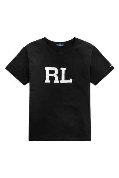 Polo Ralph Lauren RL Logo Jersey Tee Μαύρο 211892611006