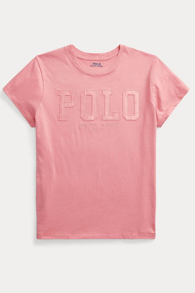 Polo Ralph Lauren Satin-Logo-Patch Μπλούζα Ροζ 211873019001