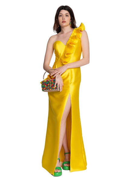 Tassos Mitropoulos Mozart Maxi Φόρεμα Κίτρινο TM29329
