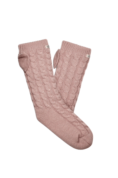 UGG AUSTRALIA W Laila Bow Fleece Κάλτσες Ροζ 1113637